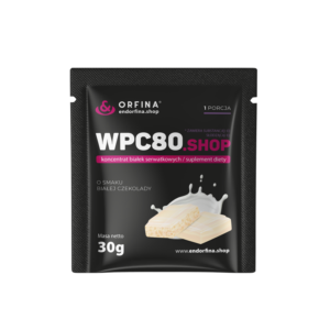 WPC80.SHOP odżywka białkowa biała czekolada 750g