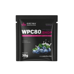 WPC80 odżywka białkowa jagodowy 750g
