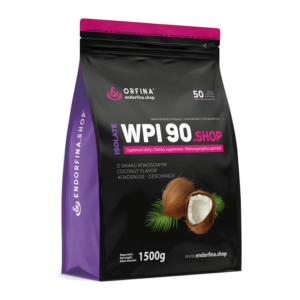 Isolate WPI 90.SHOP odżywka białkowa kokosowy 1500g