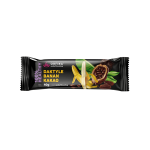 Naturalny baton 100% Healthy daktyle banan kakao 40g
