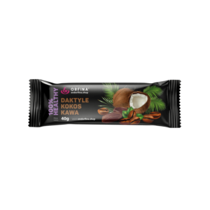 Naturalny baton 100% Healthy daktyle kokos kawa 40g